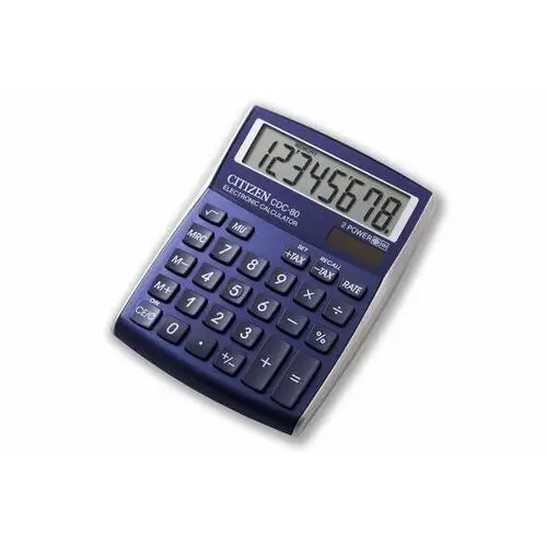Kalkulator biurowy, cdc-80wb, 8-cyfrowy, niebieski Citizen systems
