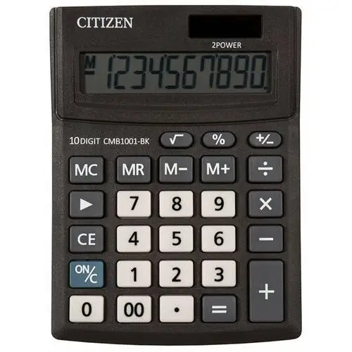 Kalkulator biurowy citizen cmb1001-bk, czarny Citizen systems
