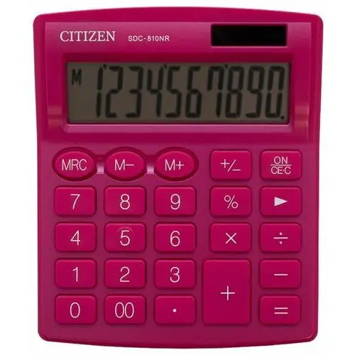 Kalkulator biurowy Citizen, SDC-810NRPKE, różowy