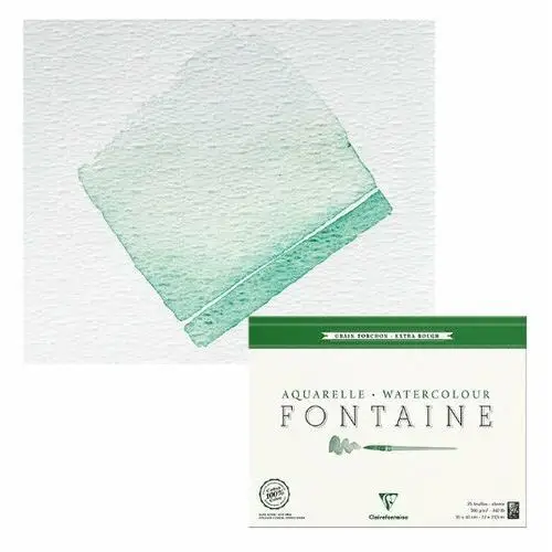 Clairefontaine Blok akwarelowy fontaine grain torchon 24x30 cm, 300g