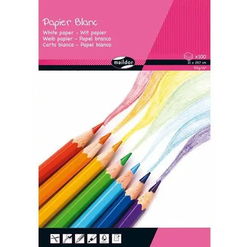 Clairefontaine Blok papieru białego a4, 90 g, 100 ark