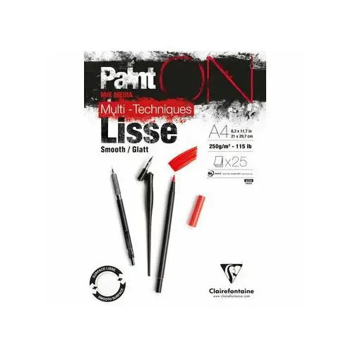 Clairefontaine, szkicownik, A4, Paint on lisse-smooth, 250g