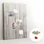 Dekoracyjny planer korkowy - tablica 70x100 cm + pinezki - drewniane deski Coloray Sklep