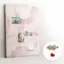 Coloray Dekoracyjny planer korkowy - tablica 70x100 cm + pinezki - płatki kwiatów Sklep