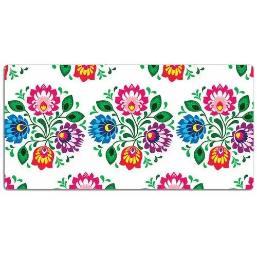 Coloray Duża mata na biurko folkowe kwiaty 120x60 cm