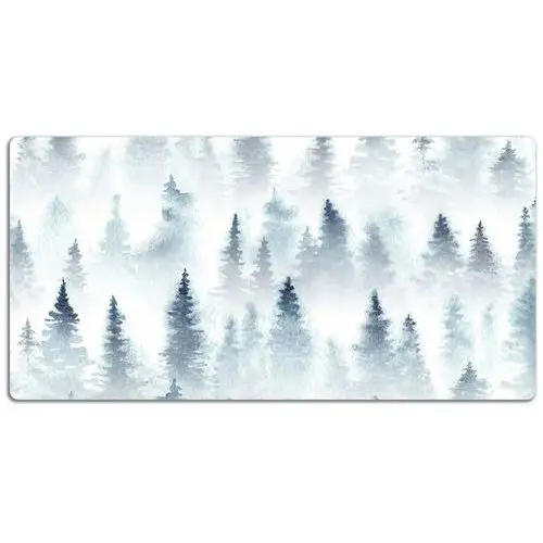 Coloray Duża mata na biurko krajobraz lasu we mgle 120x60 cm