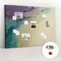 Coloray Duża tablica, korek 100x140 cm wzór abstrakcja marmur + pinezki kolorowe Sklep
