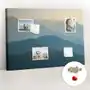 Korkowa tablica 100x70 cm - krajobraz abstrakcja + metaliczne pinezki Coloray Sklep