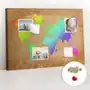 Coloray Korkowa tablica 100x70 cm - mapa świata + metaliczne pinezki Sklep