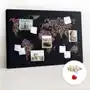 Korkowa Tablica XXL - Planer na Ścianę 120x80 cm - Mapa świata z kropek + Drewniane Pinezki Sklep