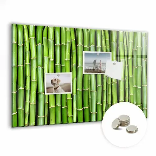 Magnetyczna dekoracja, 60x40 cm + magnesy, bambusowa ściana Coloray