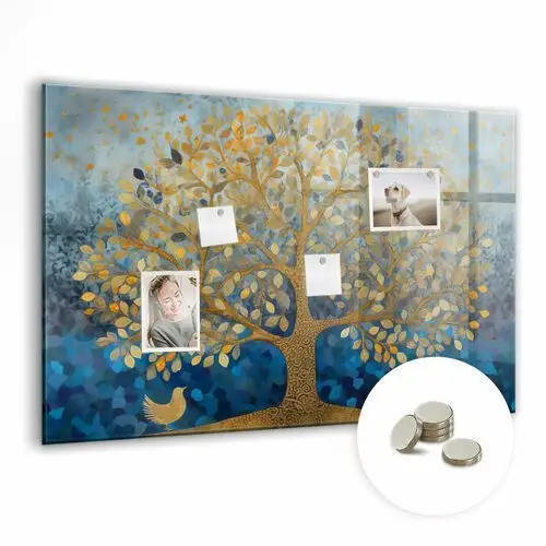 Coloray Magnetyczna dekoracja - abstrakcyjne drzewo - 90x60 cm