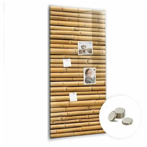Magnetyczny organizer na ścianę 120x60 cm - bambus Coloray