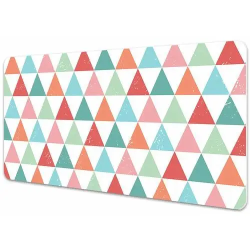 Coloray Mata na biurko kolorowe trójkąty geometryczne 90x45 cm