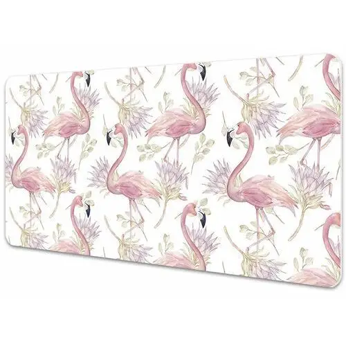 Coloray Mata ochronna na biurko egzotyczne flamingi 90x45 cm