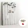 Ozdobna tablica korkowa 40x60 cm + metaliczne pinezki - drewniane panele Coloray Sklep
