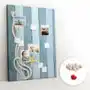 Coloray Planer na ścianę xxl 100x140 cm + pinezki drewniane - morskie rzeczy deski Sklep