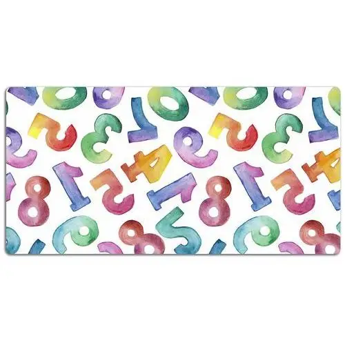 Coloray Podkładka na biurko dla dzieci kolorowy alfabet 120x60 cm
