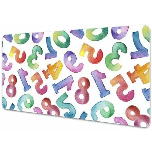 Coloray Podkładka na biurko dla dzieci kolorowy alfabet 90x45 cm