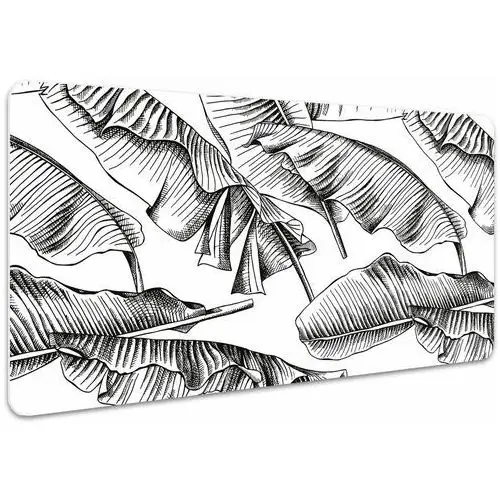 Coloray Podkładka na biurko liście w czerni 100x50 cm