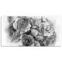 Coloray Podkładka na biurko z nadrukiem róże czarno-białe 120x60 cm Sklep