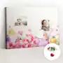 Coloray Szkolna tablica korkowa 60x40 cm, kolorowe pinezki, wzór kwiaty na łące Sklep