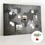 Coloray Tablica korkowa xxl - 100x140 cm - mapa świata beton + metaliczne pinezki Sklep