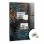 Coloray Tablica szklana na magnes z nadrukiem dekoracyjna mandala - 40x60 cm Sklep