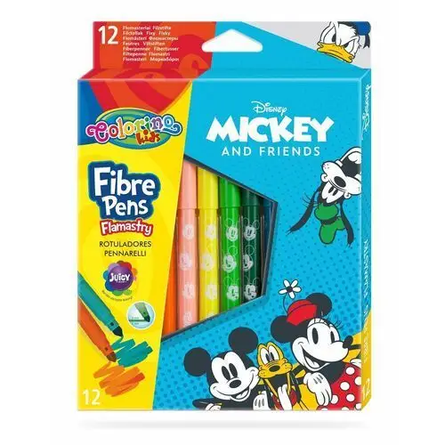 Flamastry Colorino Kids, Mickey, 12 kolorów