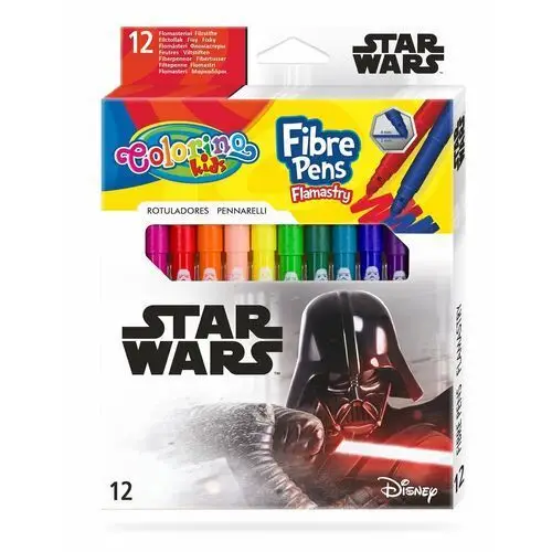 Flamastry Colorino Kids, Star Wars, 12 kolorów