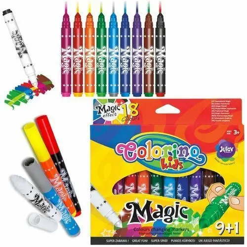 Colorino Flamastry magiczne 10 kolorów kids 34630ptr