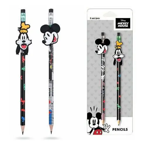 Ołówek HB z gumką 2 szt. Colorino Disney Mickey Mouse Goofy 16494PTR_GOOFY