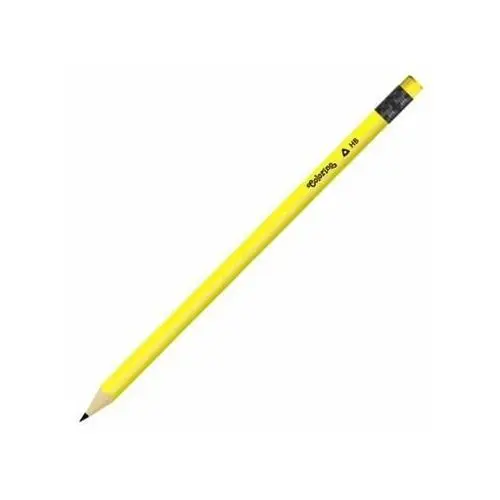 Colorino Ołówek trójkątny z gumką hb neon