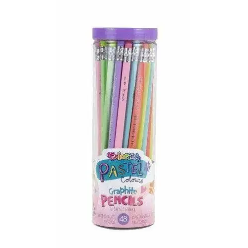 Colorino Ołówek trójkątny z gumką pastel p48 tuba kids 80844 cena za 1 sztukę