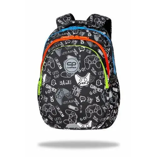Coolpack Plecak szkolny dla chłopca czarny dwukomorowy