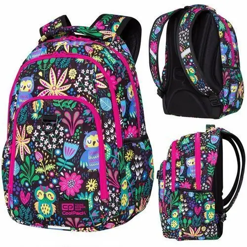 Plecak szkolny dla chłopca i dziewczynki CoolPack dwukomorowy, kolor zielony