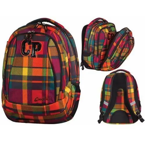 Coolpack Plecak szkolny dla chłopca i dziewczynki trzykomorowy