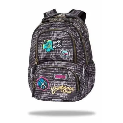 Plecak szkolny dla chłopca i dziewczynki trzykomorowy Coolpack