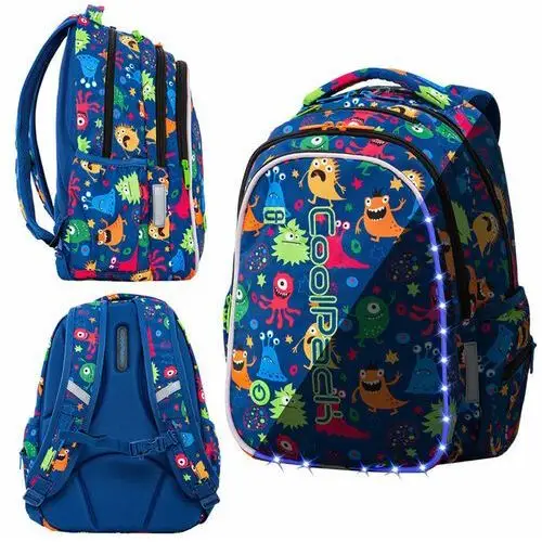 Coolpack Plecak szkolny dla chłopca różnokolorowy wielokomorowy