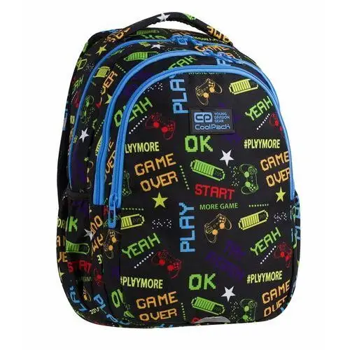Plecak szkolny dla chłopca różnokolorowy wielokomorowy Coolpack