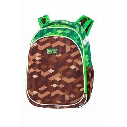 Coolpack Plecak szkolny dla chłopca zielony city jungle dwukomorowy