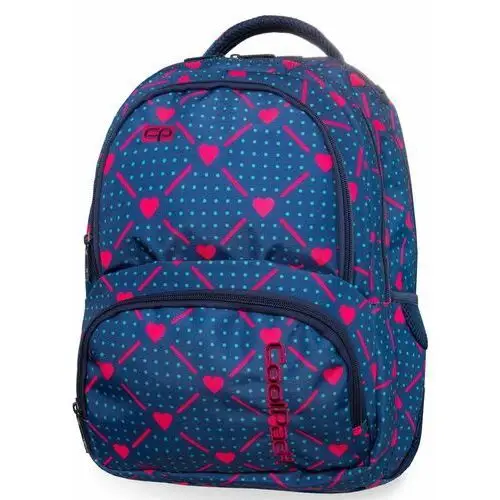 Plecak szkolny dla dziewczynki granatowy CoolPack trzykomorowy