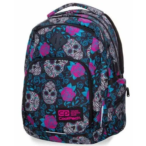 Plecak szkolny dla dziewczynki różnokolorowy wielokomorowy Coolpack