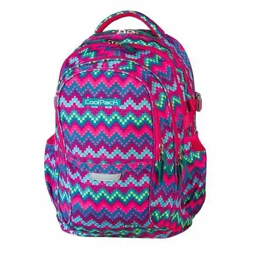 Plecak szkolny dla dziewczynki różowy Coolpack trzykomorowy