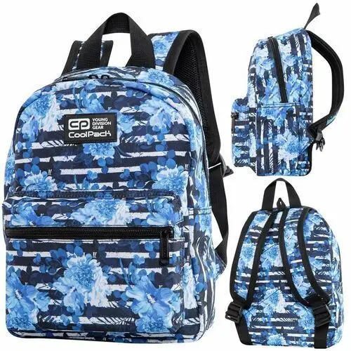 Plecak szkolny młodzieżowy Coolpack Dinky Blue Marine 77370CP C13261 jednokomorowy