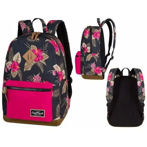 Coolpack Plecak szkolny młodzieżowy dla dziewczynki grasp tropical jungle a127 kwiaty jednokomorowy