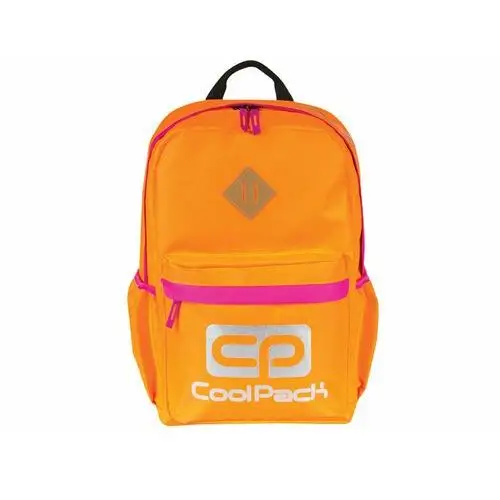 Plecak szkolny młodzieżowy pomarańczowy CoolPack Jump Orange Neon 44615CP jednokomorowy, kolor zielony