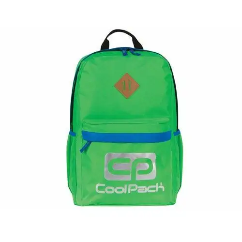 Plecak szkolny młodzieżowy zielony CoolPack Jump Green Neon 44608CP jednokomorowy, kolor zielony