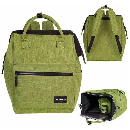 Plecak szkolny młodzieżowy zielony task snow 90551cp jednokomorowy Coolpack