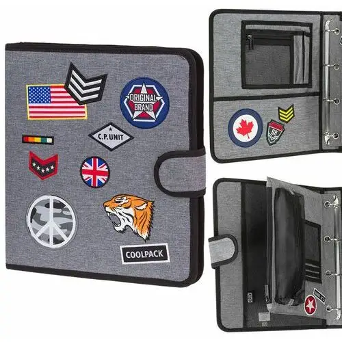 Teczka wielofunkcyjna Coolpack Mate Badges Grey 86080CP A406